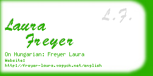 laura freyer business card